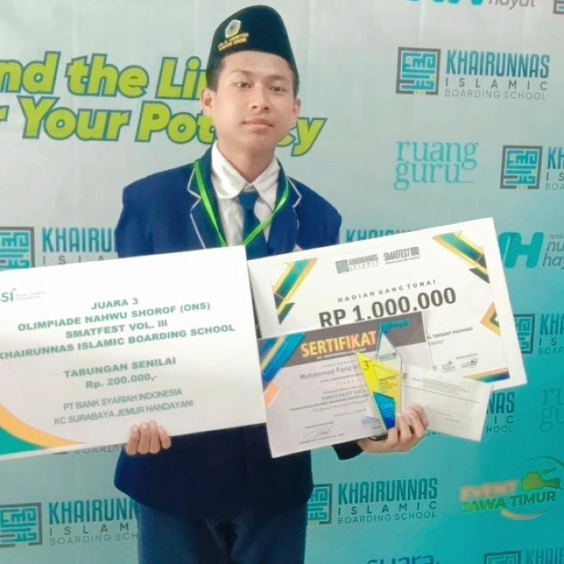 Juara 3 Olimpiade Nahwu Shorof Nasional